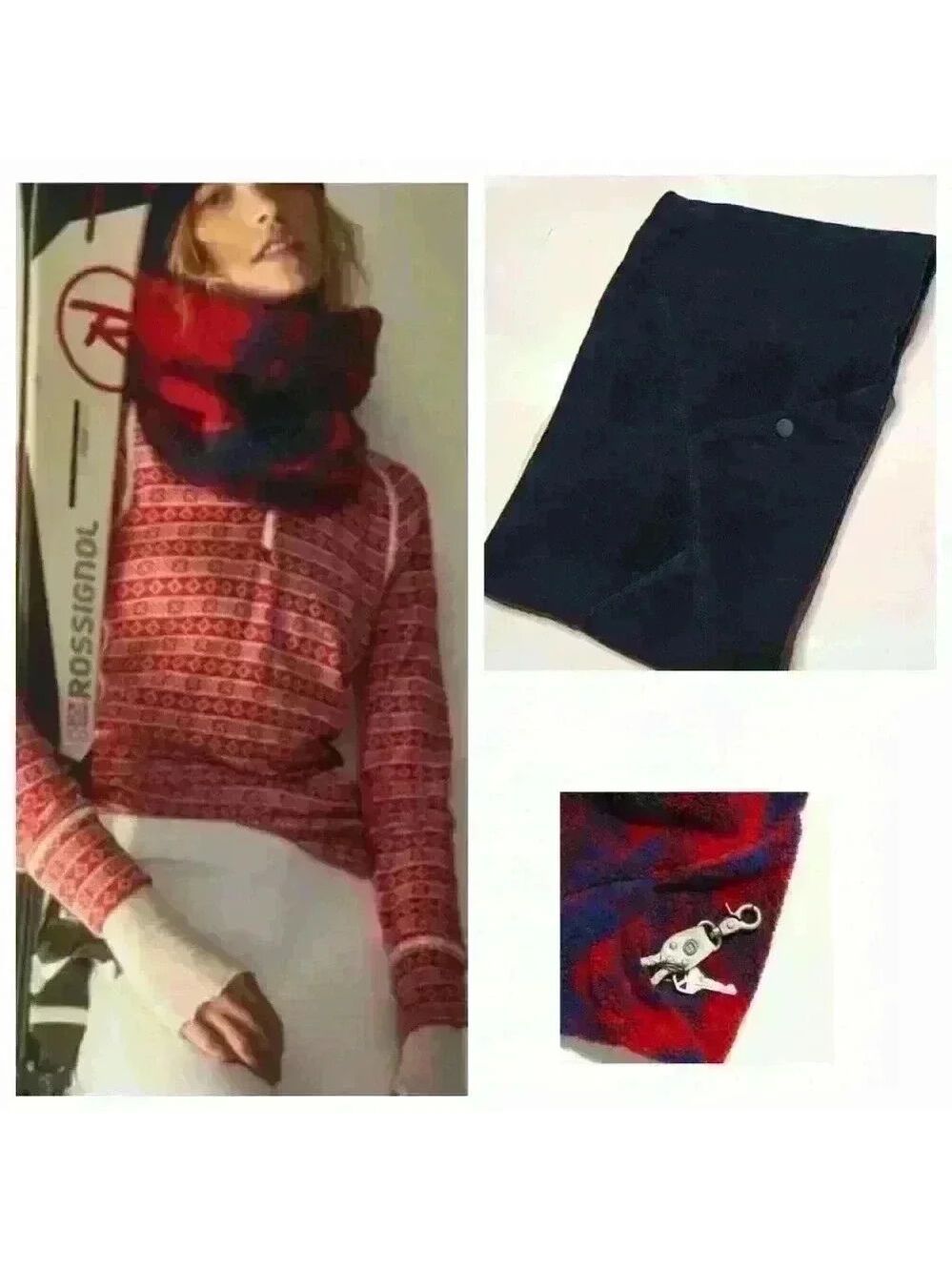 Free People Funnel Neck Scarf